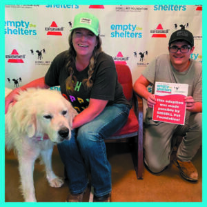 Great Pyrenees at Empty the Shelters event
