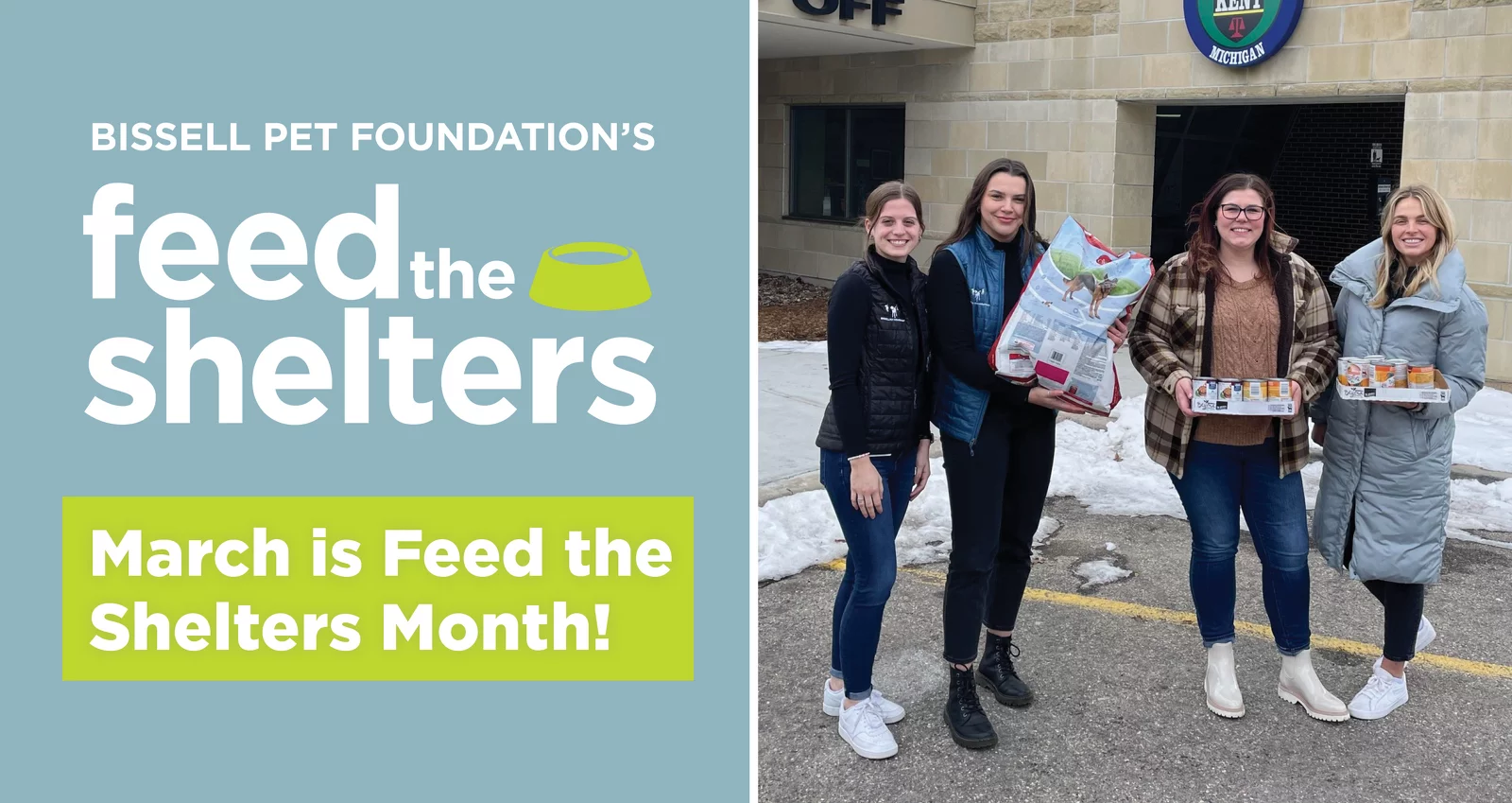 March is Feed the Shelters Month!
